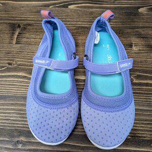 ⭐ Speedo Purple Mary Jane Water Shoes Size XL 11-12